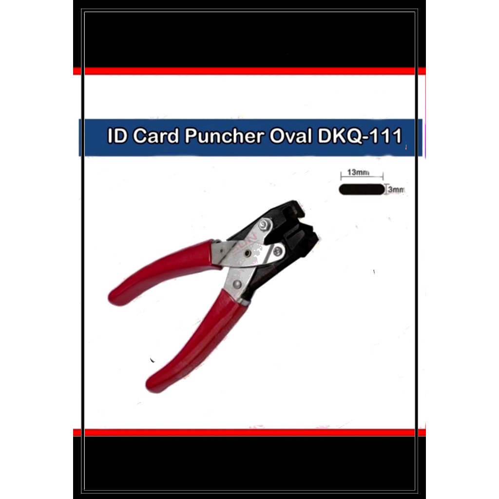 

Tang Pelubang ID Card Model Oval | ID Card Puncher