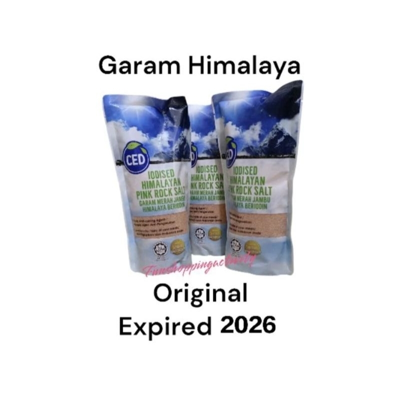 

GARAM HIMALAYA 500gr garam CED ORIGINAL tidak pahit