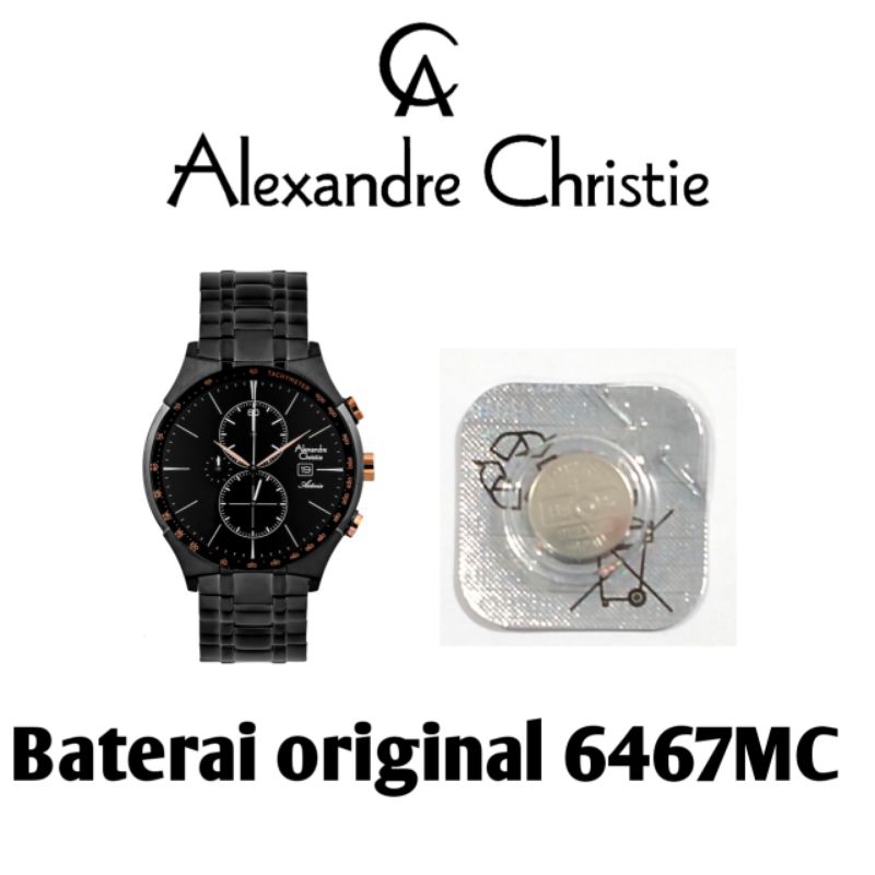 Baterai original alexandre christie 6467MC