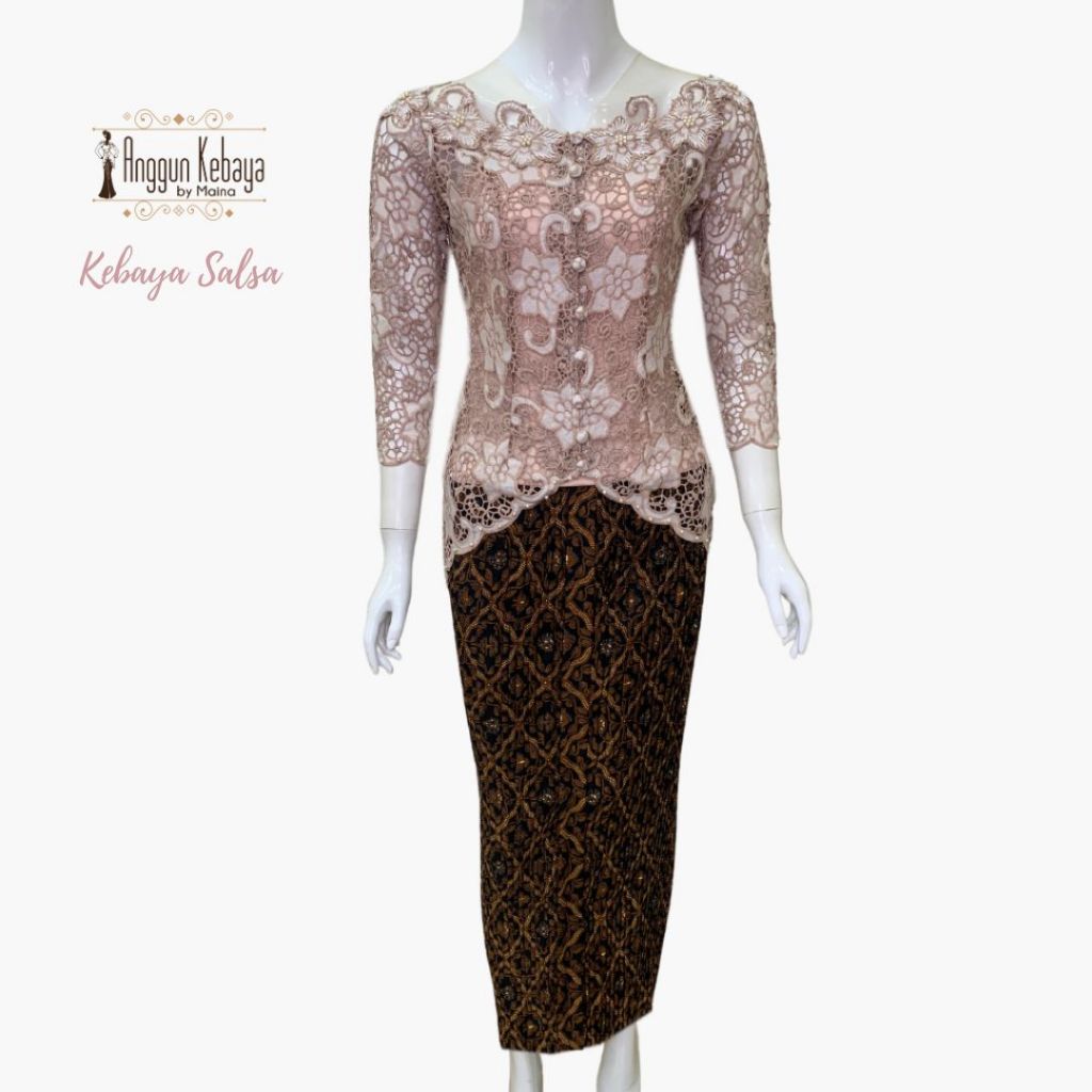 ANGGUN KEBAYA - Kebaya Wisuda - Kebaya Sabrina - Kebaya Lamaran - Kebaya Modern - Kebaya Prada - Keb