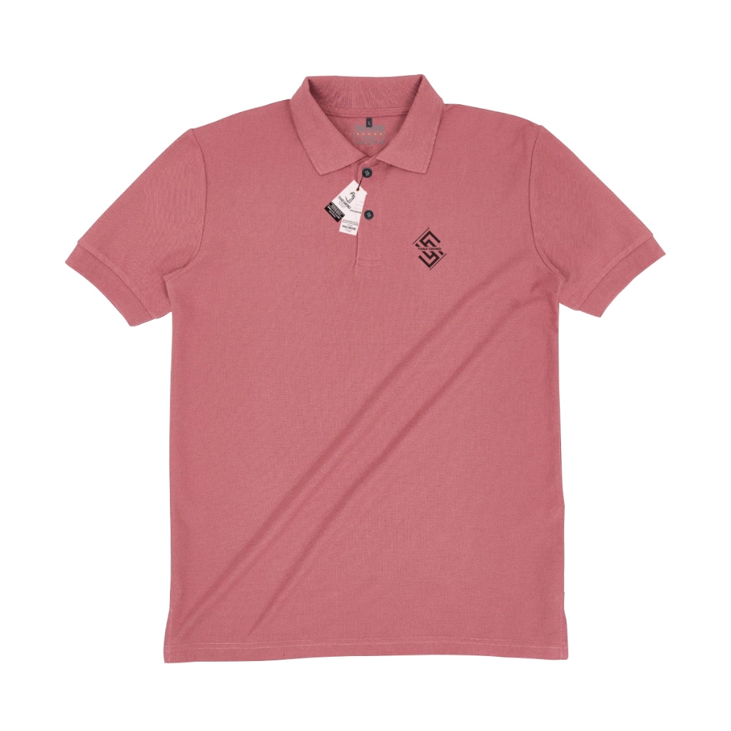 Thad Grond - Polo T-Shirt Kerah  Baju Pria Polo That Grond Logo Garis Garis, Baju pria Casual Formal