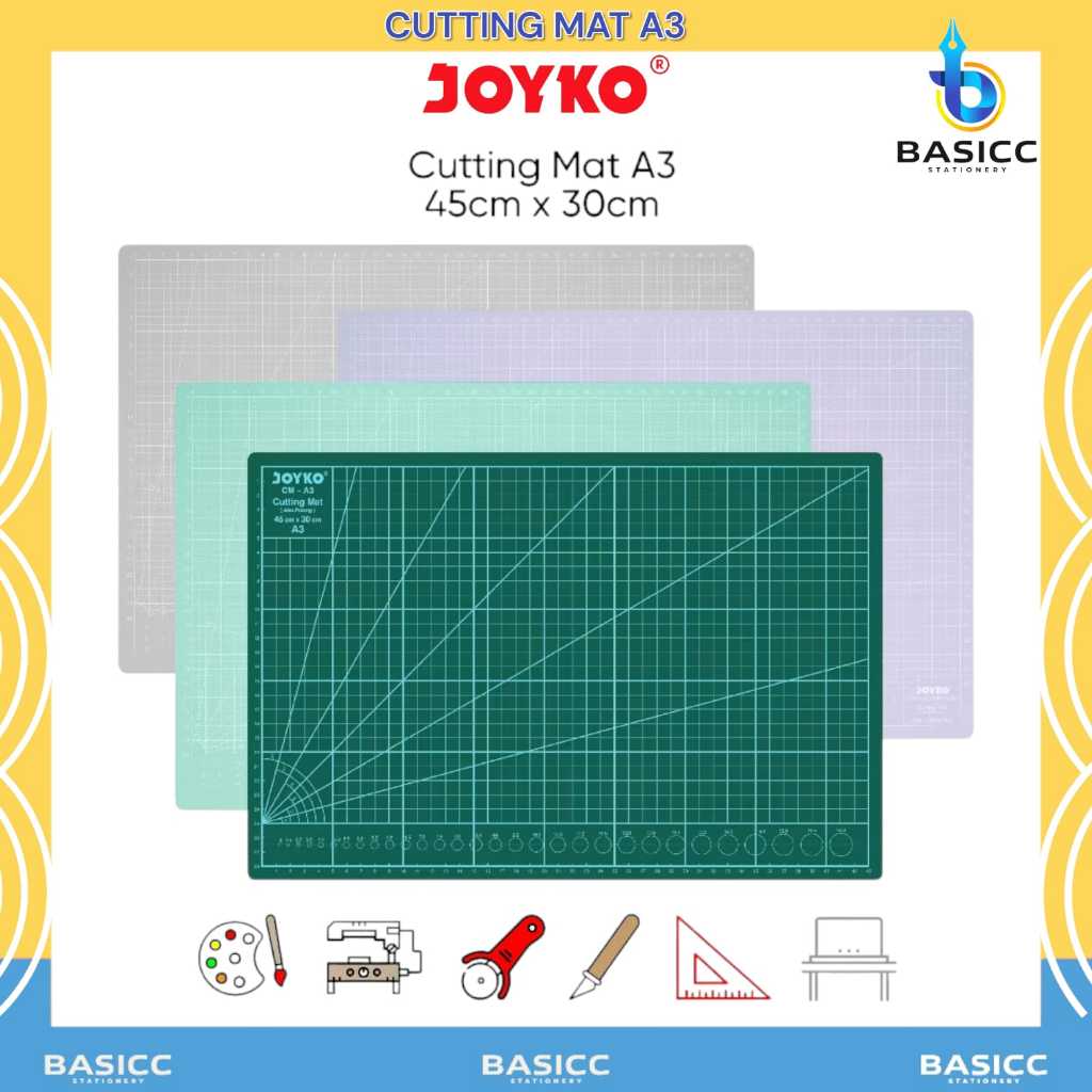 

Joyko Cutting Mat Alas Potong CM-A3 | 45 cm x 30 cm