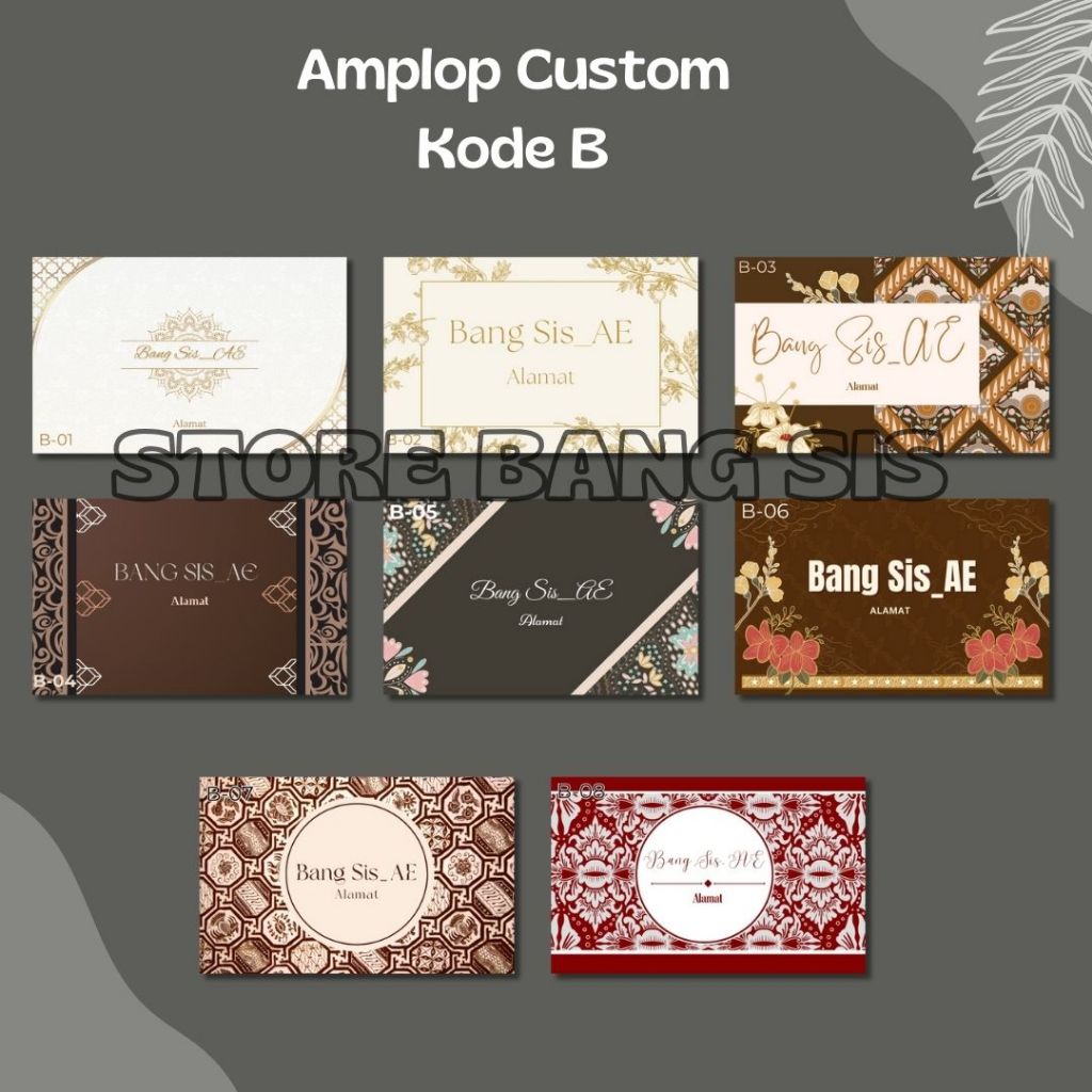 Amplop Kondangan/Wedding/Custom