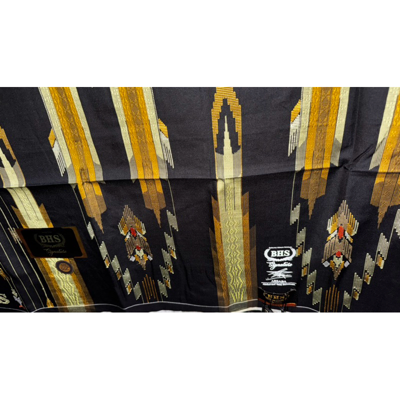 Sarung Sultan BHS Signature gold type SGC Hitam Gold