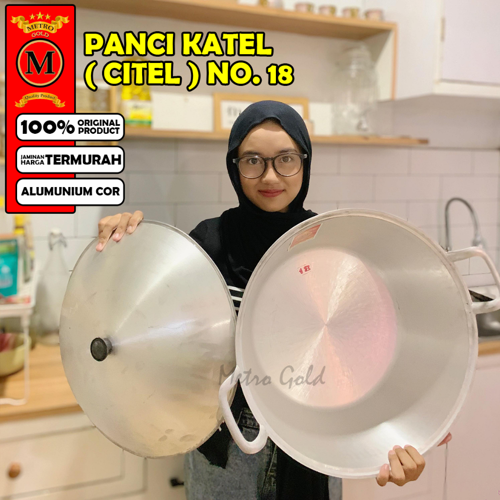 MUTIARA - CITEL (PANCI KATEL) NO. 18 JUMBO - NO.10/11/12/13/14/15/16 BAHAN ALUMUNIUM TEBAL KUAT TAHA