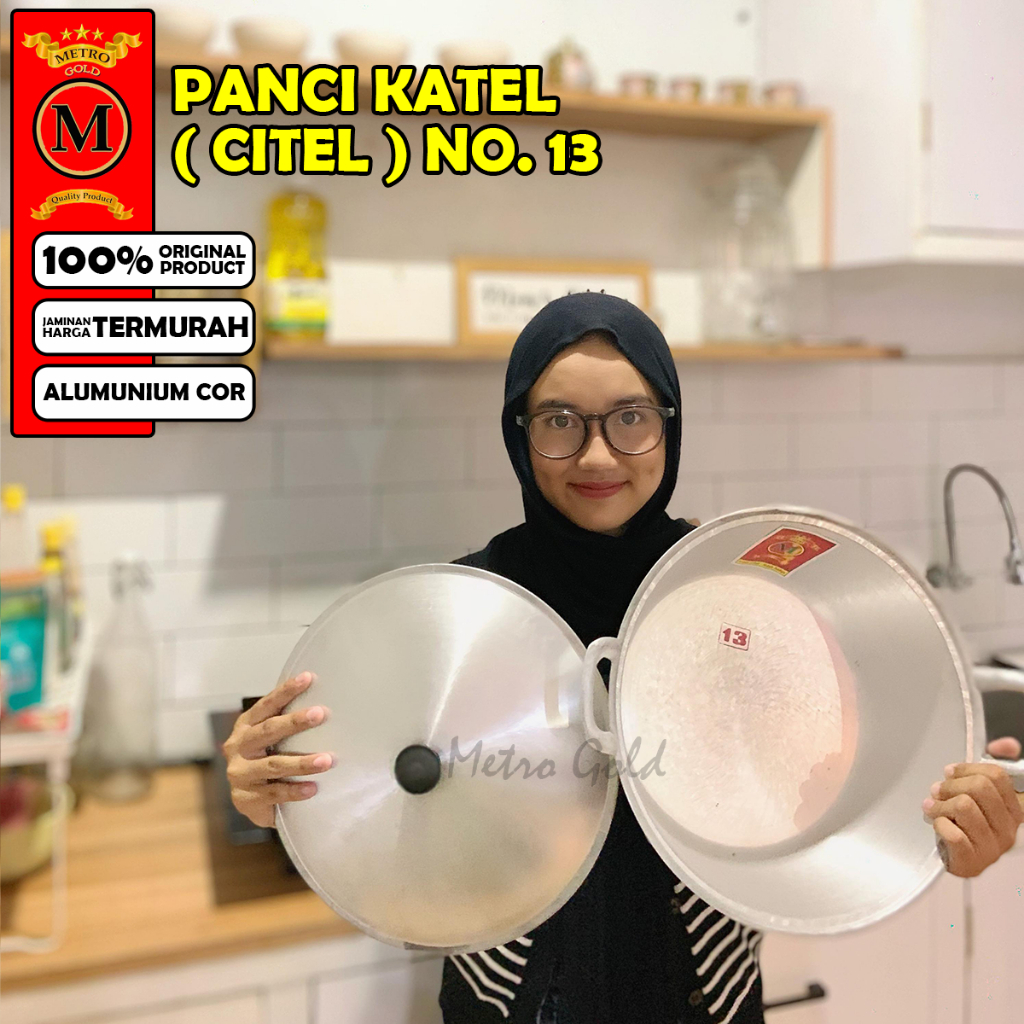 MUTIARA - CITEL NO.13 14 DAN 16 PANCI KATEL BAHAN ALUMUNIUM TEBAL KUAT TAHAN LAMA/PANCI KATEL (CITEL