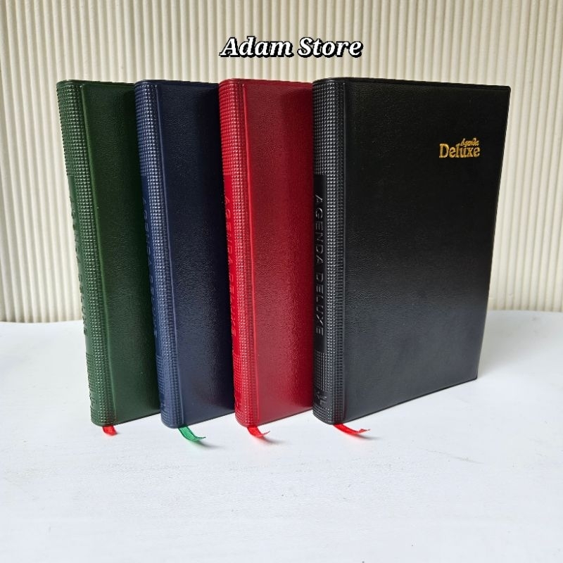 

Buku Agenda Deluxe tahun 2025 kertas hvs putih ukuran A5( terima cetak costume logo )