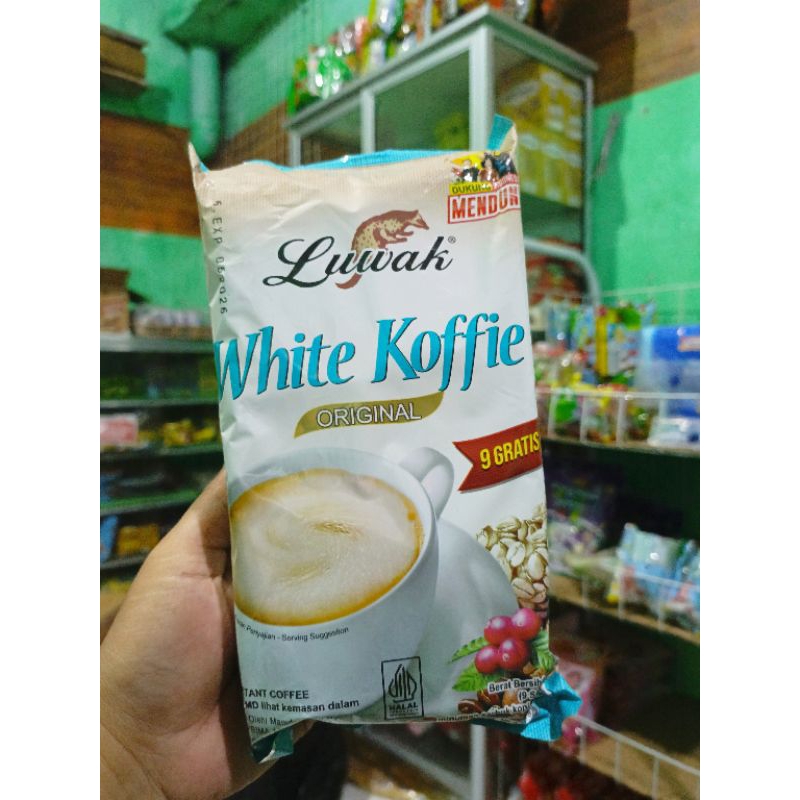 

Kopi Luwak original,less sugar, kopi+gula per pack