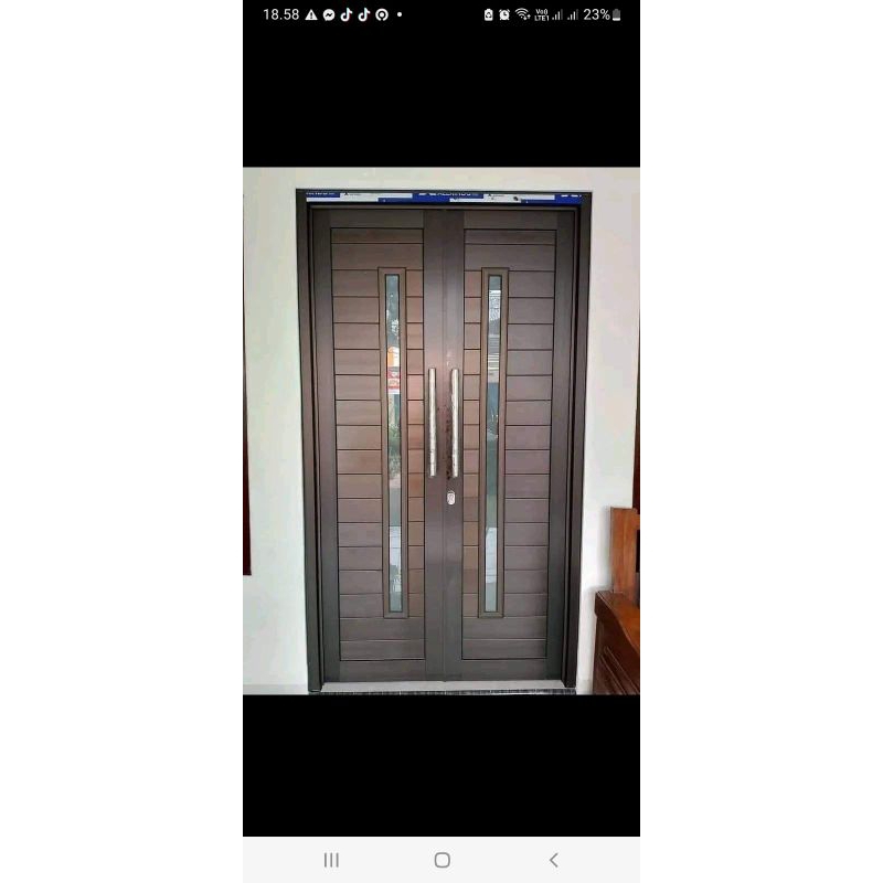 1set pintu utama aluminium