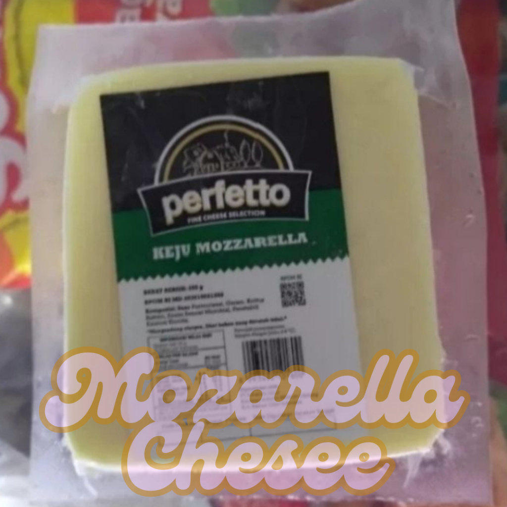 

Keju Mozarella Perfetto 200 Gram Enak Lumer Halal Murah