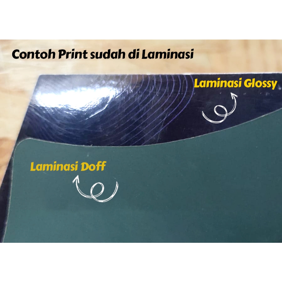 

Laminasi Panas A3+ Glossy / Dop
