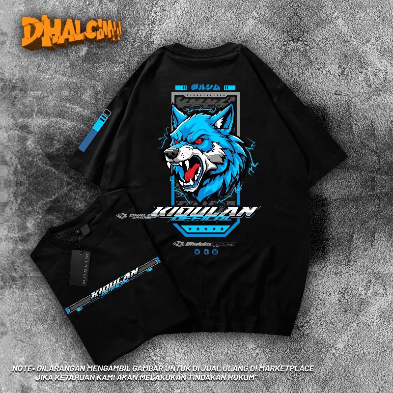 KAOS DISTRO KIDULAN OFFICIAL FUL COTTON COMBED 24S TEBAL, KAOS KIDULAN OFFICIAL, KAOS RACING KIDULAN