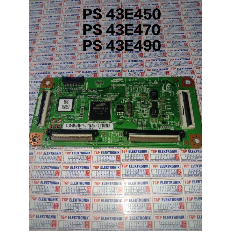 TCON TV Plasma Samsung PS43E450 43E470 43E490 - Tcon TV Plasma Samsung PS 43E450 43E470 43E490