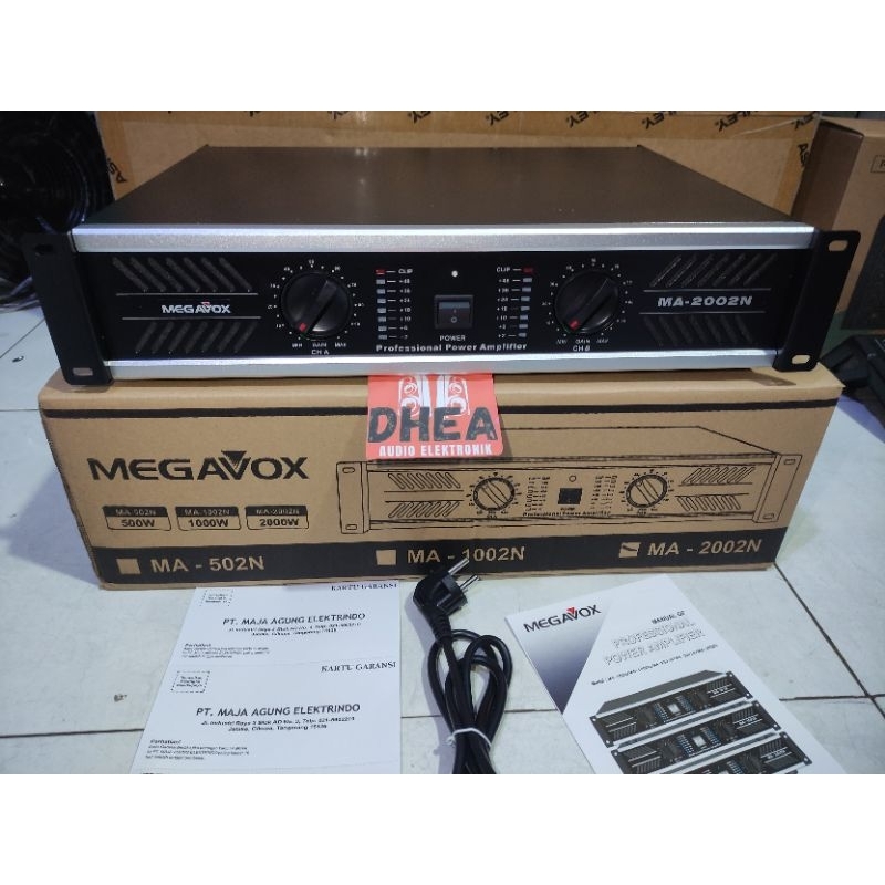 POWER AMPLIFIER MEGAVOX MA-2002N power ampli megavox ma 2002 original