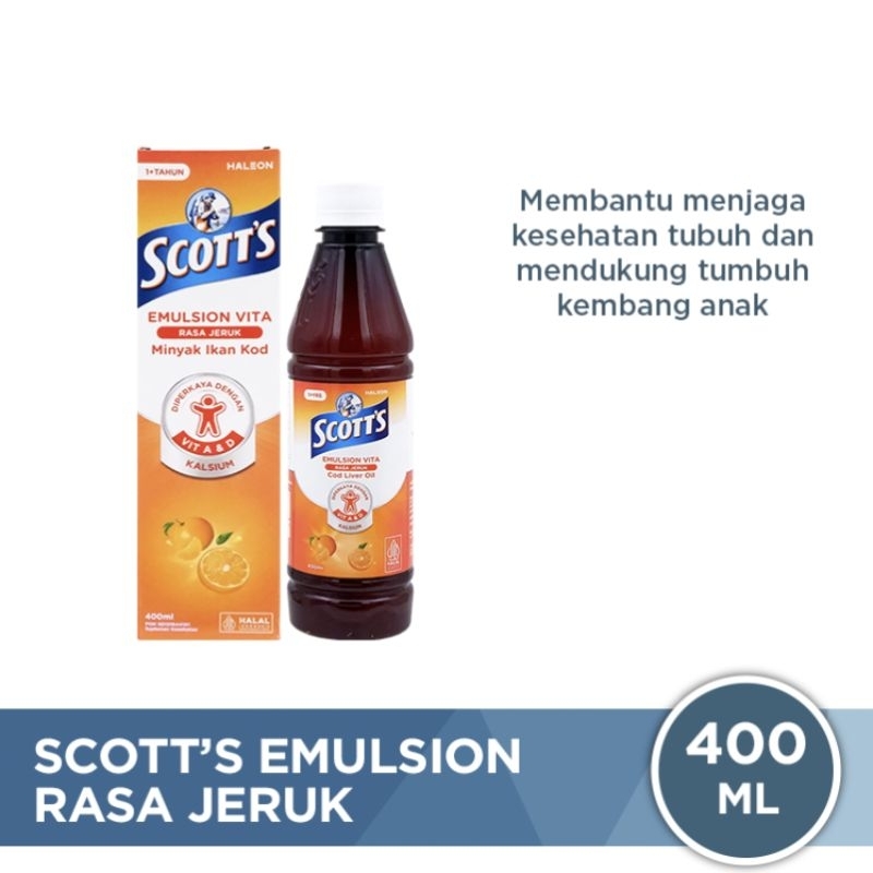 SCOOT EMULSION RASA JERUK 400 ML