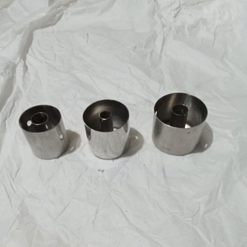 cetakan donat crombolonie / cetakan donat bomboloni stainles