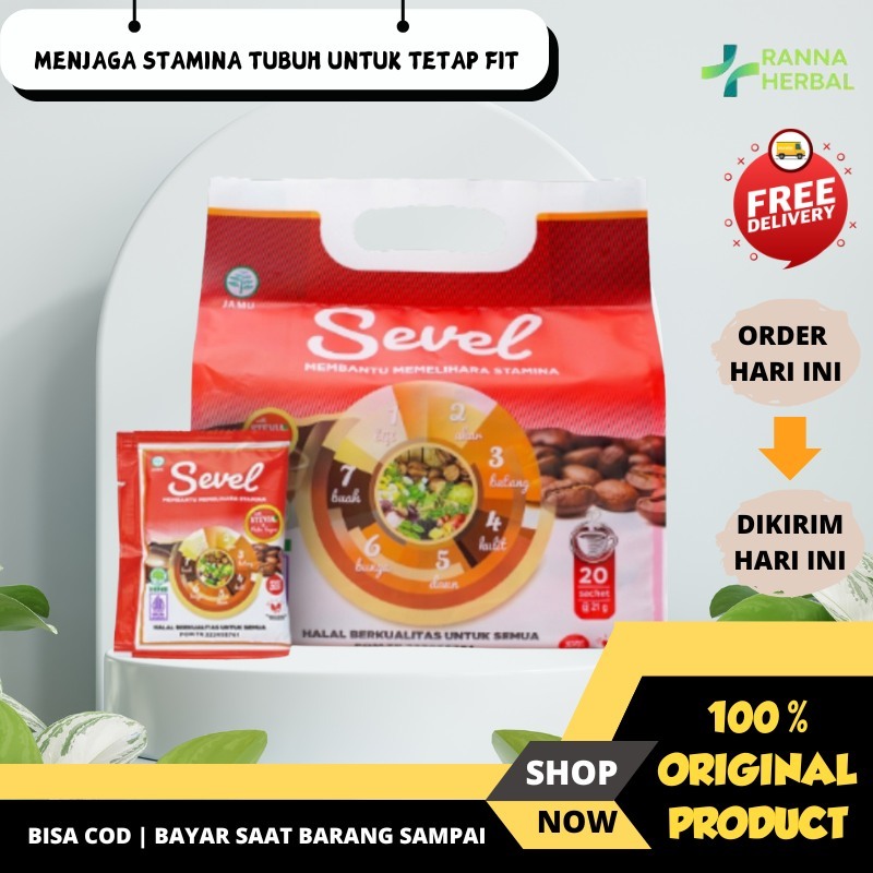 

Kopi 7 Elemen HNI HPAI Kopi Sevel With Palm Sugar & Stevia Isi 20 Sachet Meningkatkan Stamina