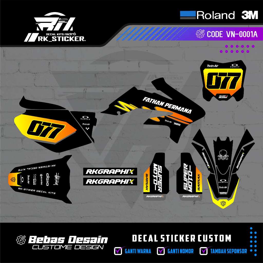 DECAL VIAR 250 SE FREE CUSTOME DESIGN