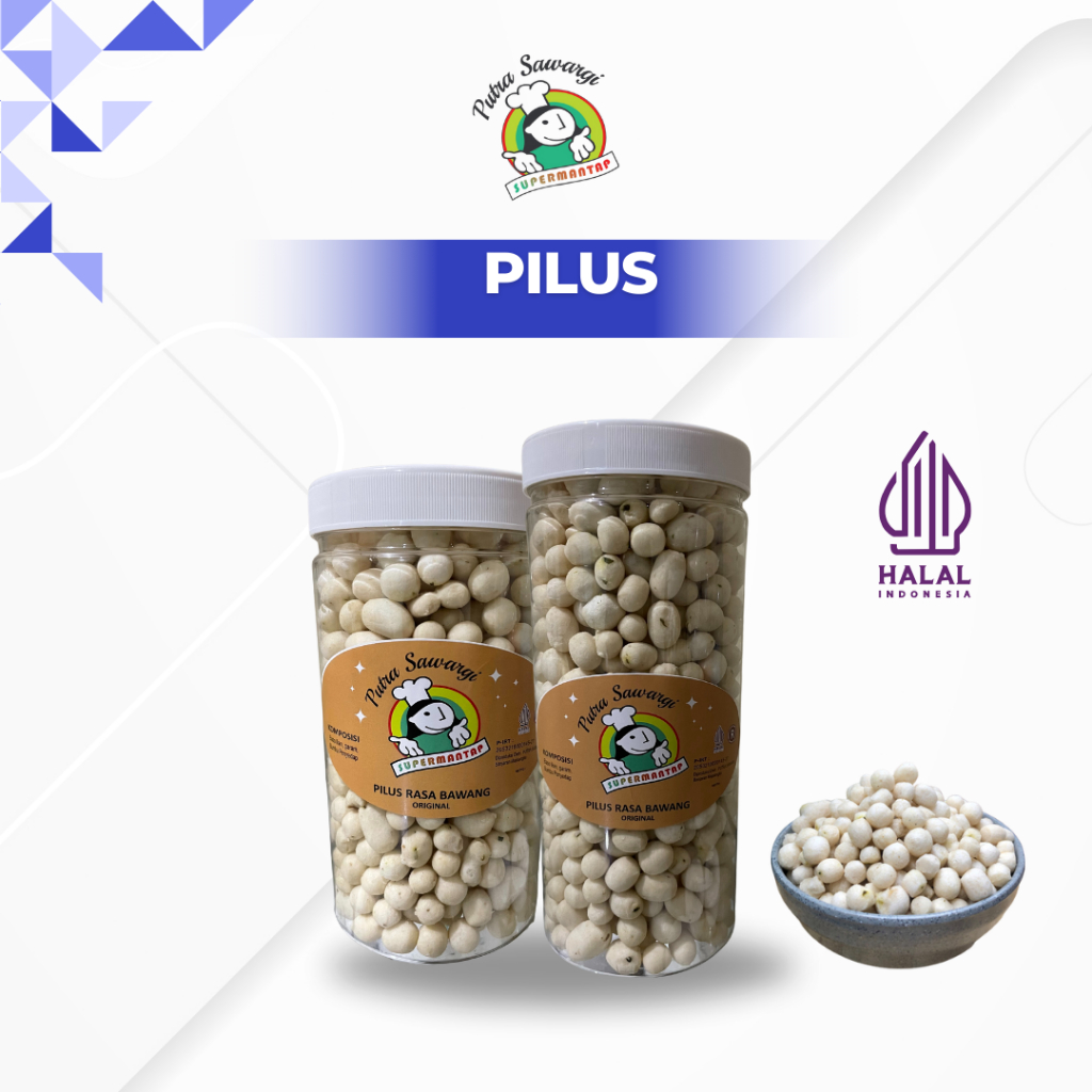 

Pilus Sawargi Cemilan Nampol Kemasan Toples 300Gram