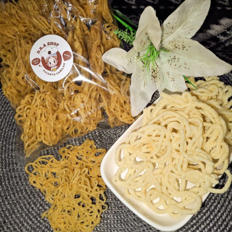 

Kutu mayang mentah termurah dari beras super asli, kerupuk mie terbuat dari beras termurah isi 50pcs