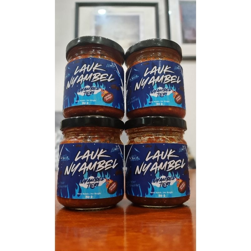 

Lauk Nyambel Terasi Teri Jebgki 150gr toples microwave