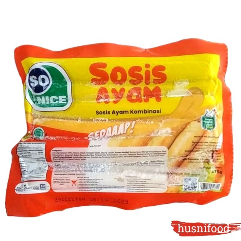 

So Nice Sosis Ayam sedap 500 gr / 1 kg