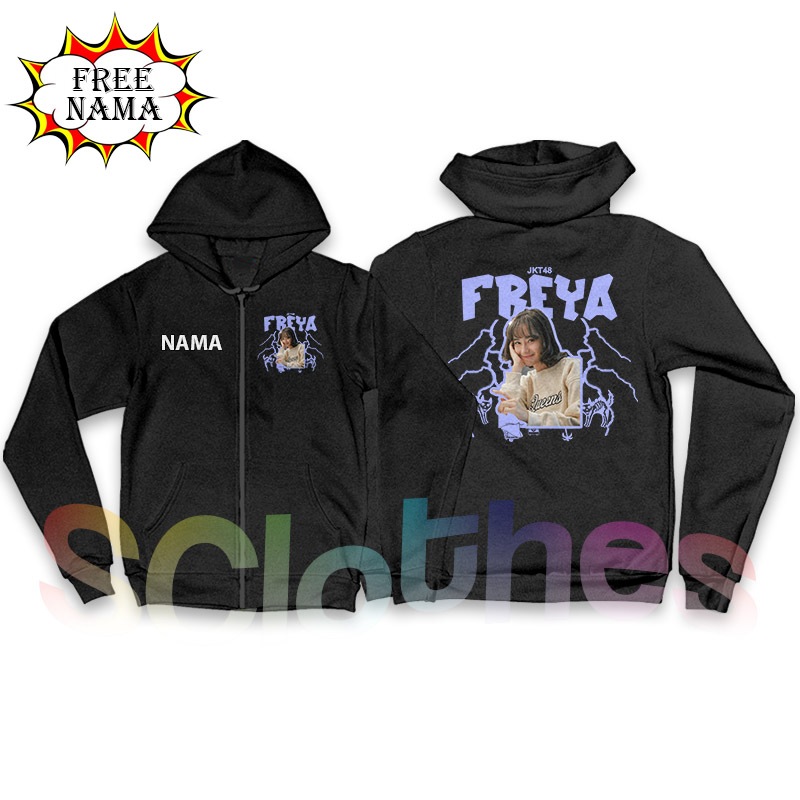 Jaket Anak Hoodie Zipper JKT48 FREYA