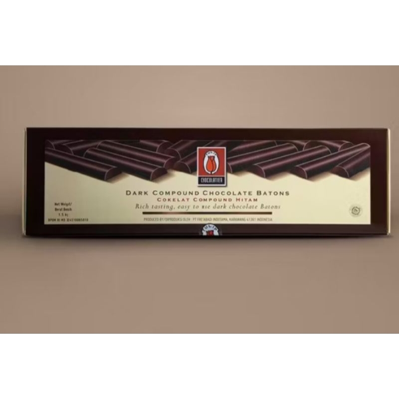 

TULIP DARK CHOCOLATE BATONS 1,5KG - TULIP COKLAT STICK - COKELAT GOSEND/GRAB ONLY