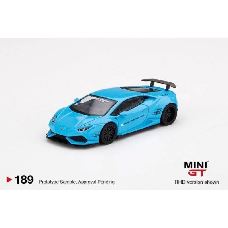 Mini GT 189 LB WORKS Lamborghini Huracan Ver. 1 Light Blue