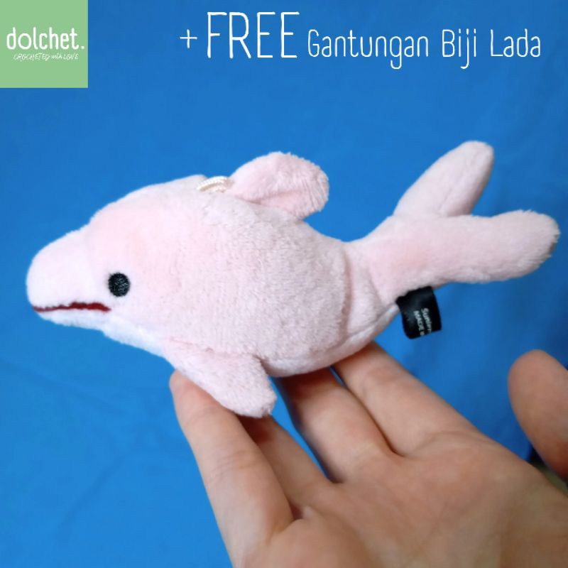 Ganci Boneka Mini Dolphin Landak Burung Parakeet Kucing Sunlemon Fluffies Keychain Premium