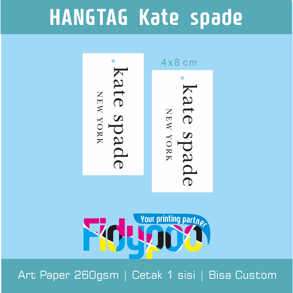 

Hangtag Kate spade // label Kate spade // Hangtag brand