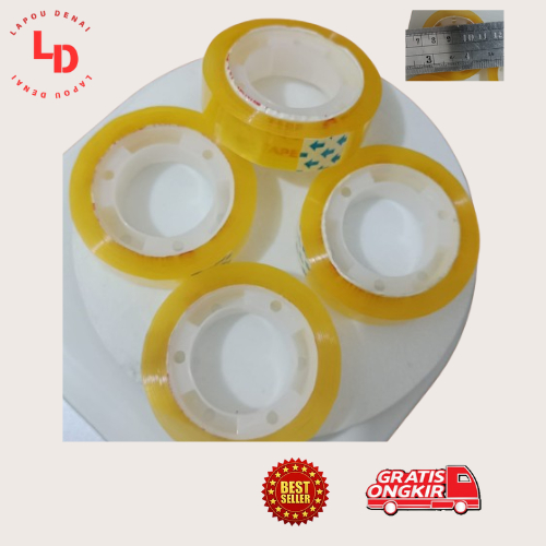 

Isolasi kado murah 12mm x 25 yard
