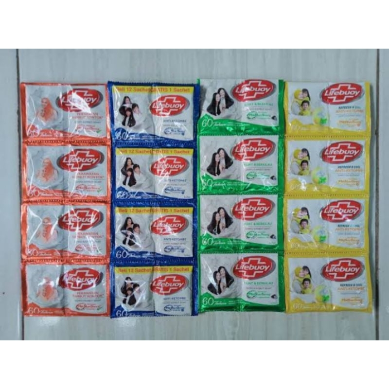 [ LIFEBUOY ] SHAMPO SHAMPOO LIFEBUOY RENCENG 12SACHET