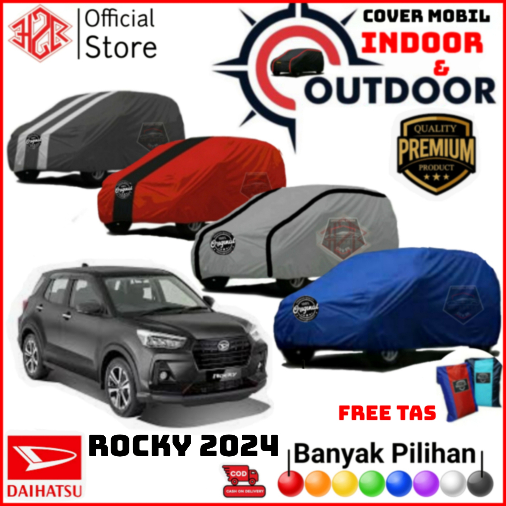 Cover Mobil Daihatsu Rocky 2024 , Sarung Mobil Rocky 2024 , Selimut Mobil Rocky, Cover Mobil PREMIUM