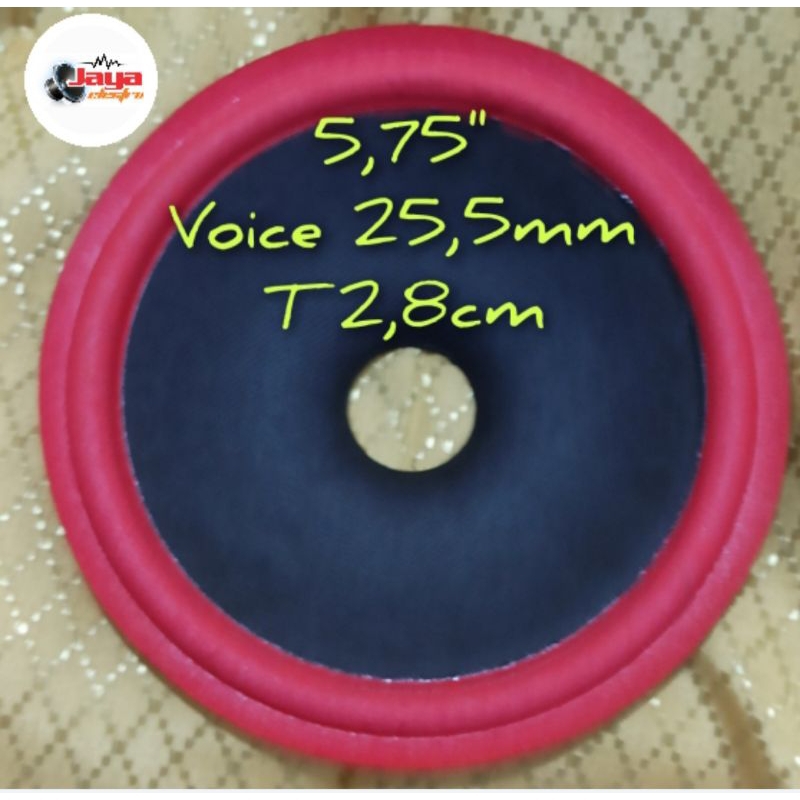 Daun kertas speaker 5.75inch 5.75 inch voice 25.5mm tinggi 2.8cm
