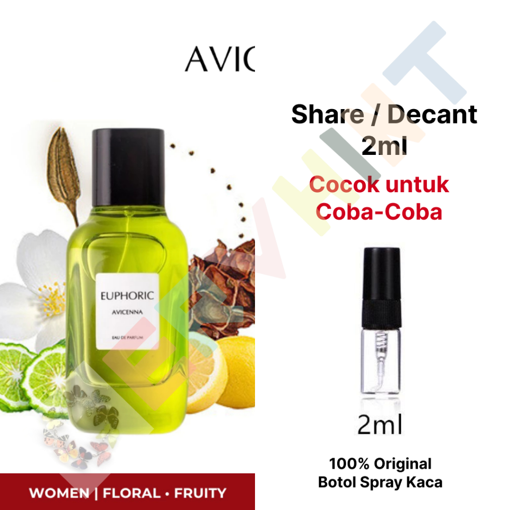 [Share / Decant] Avicenna Euphoric Women EDP Eau de Parfum Perfume Parfume Wanita dengan Aroma Wangi