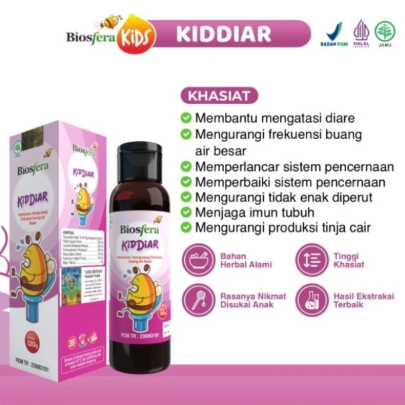 

Biosfera Kiddir Biosfera Kids Obat Herbal Diare Anak Mencret Sering BAB