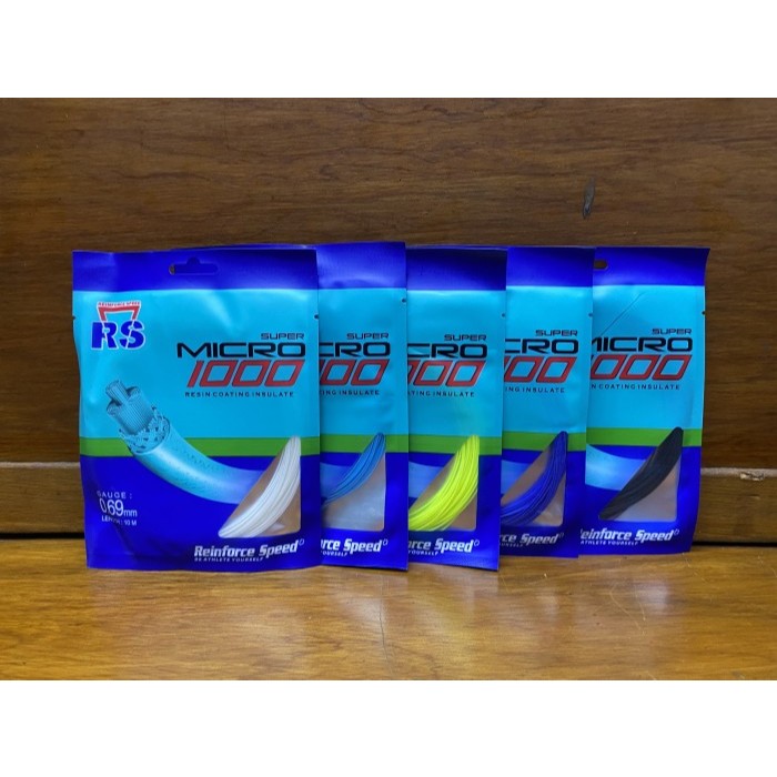 SENAR RS MICRO 1000 | SENAR RAKET | SENAR RAKET BADMINTON | SENAR RAKET BULUTANGKIS