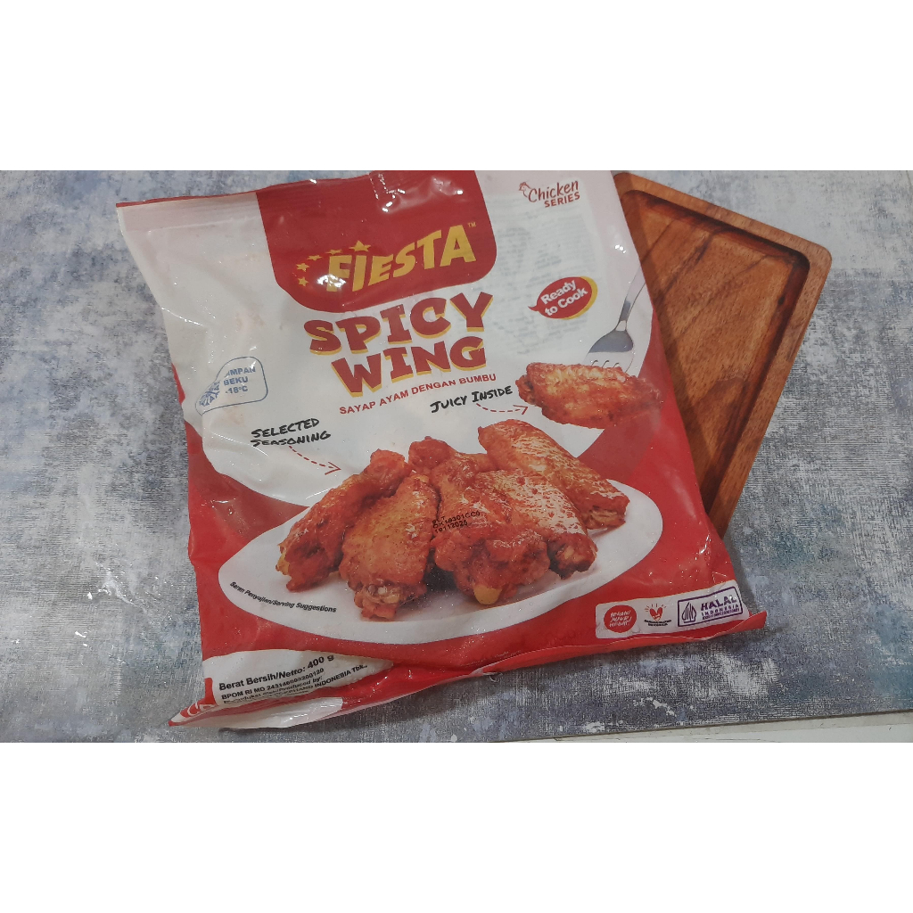 

Fiesta Spicy Wing 400 gr II Sayap Ayam Berbumbu