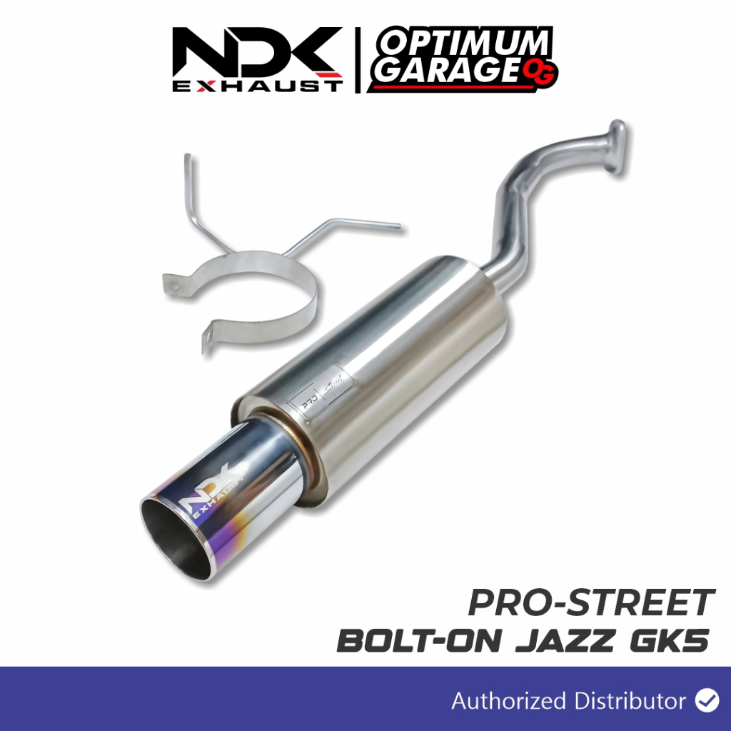 KNALPOT NDK EXHAUST MUFLER PRO STREET BOLTON HONDA JAZZ GK5
