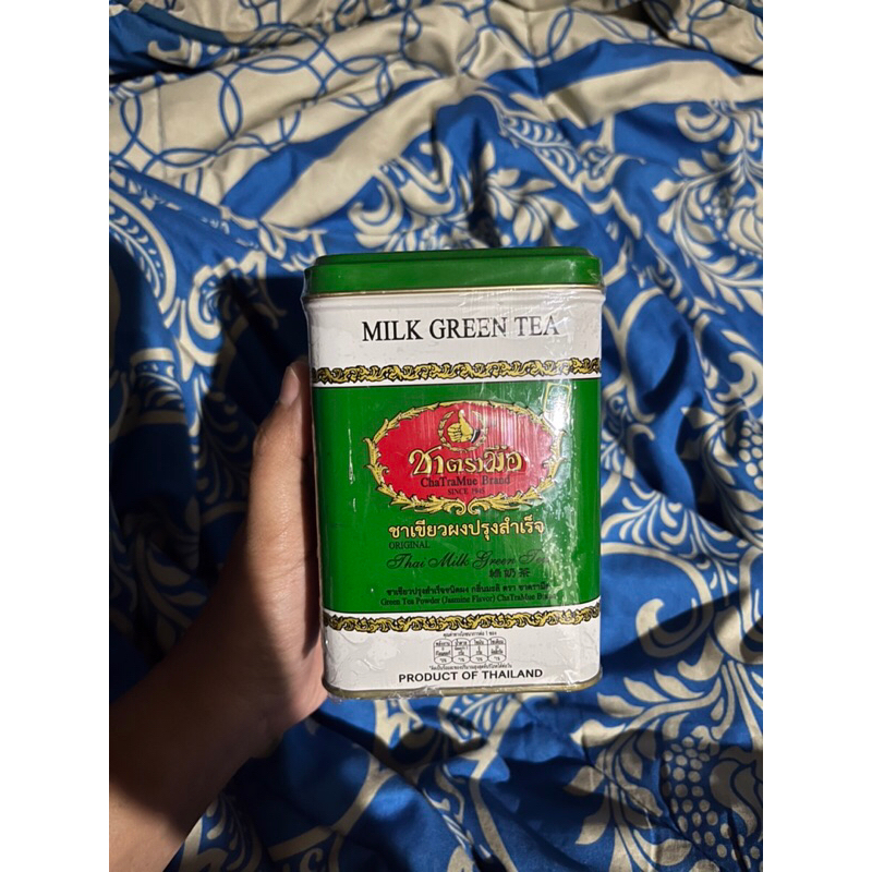 Milk Green Tea / Teh Hijau Chatramue Kaleng Original 100% dari Thailand