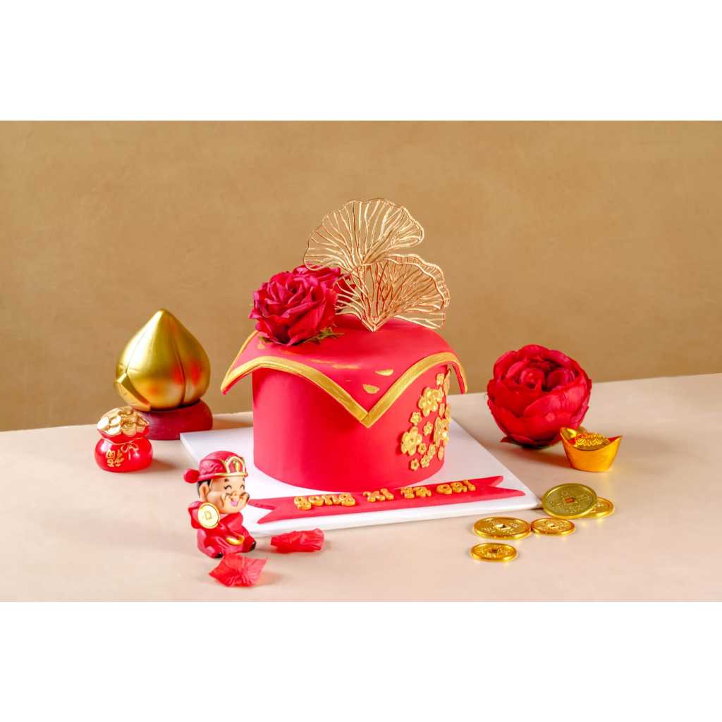 

CNY 2025/Lunar Rose Cake/Kue Imlek/Imlek/Hampers/Parcel