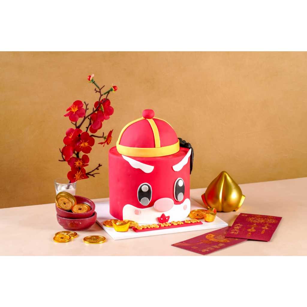 

CNY 2025/ Chinese Loong Cute Cake/Kue Imlek/imlek/Hampers/Parcel