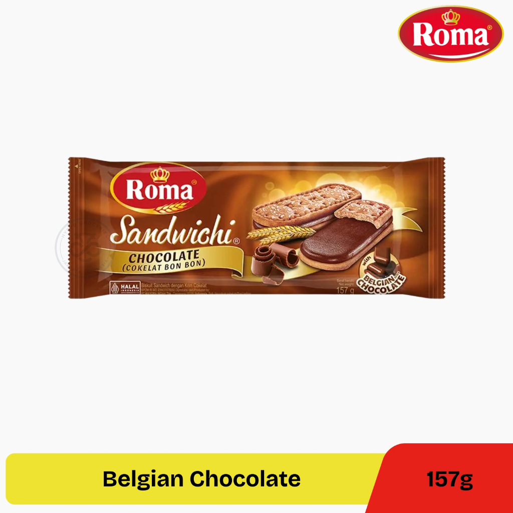 

Roma Biscuit Sandwich Chocolate 157G