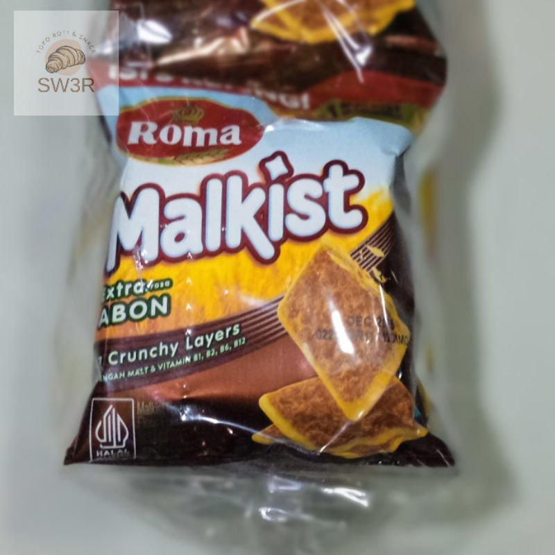 

Roma malkist rasa abon crackers 1 pack isi 10 pcs