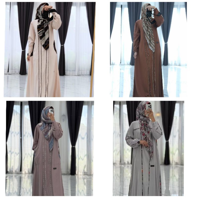 GAMIS ORIGINAL ANJANI STORE BY ANJANI SABILA SET HIJAB