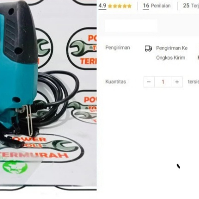 

MT 431 Jig Saw MAKTEC Gergaji Potong Kayu Triplek MT431 JigSaw Garansi