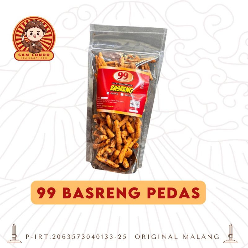 

99 PREMIUM Basreng Aneka Rasa (220g)