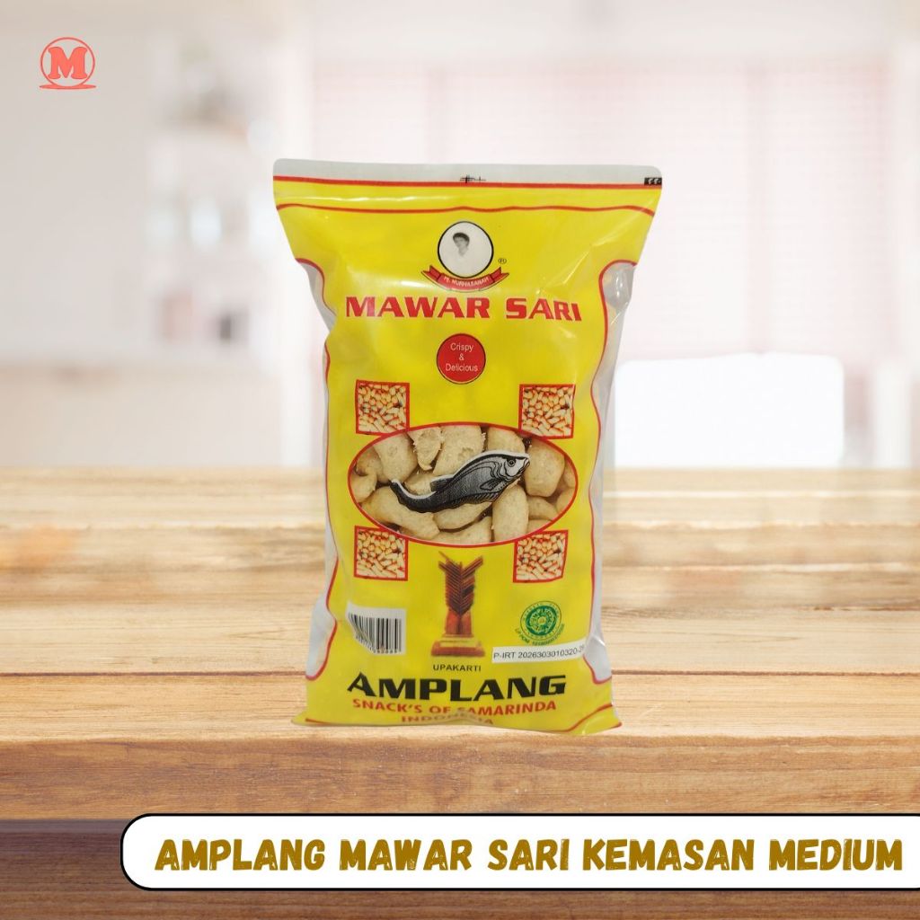 

Amplang Mawar Sari Kemasan Plastik Medium