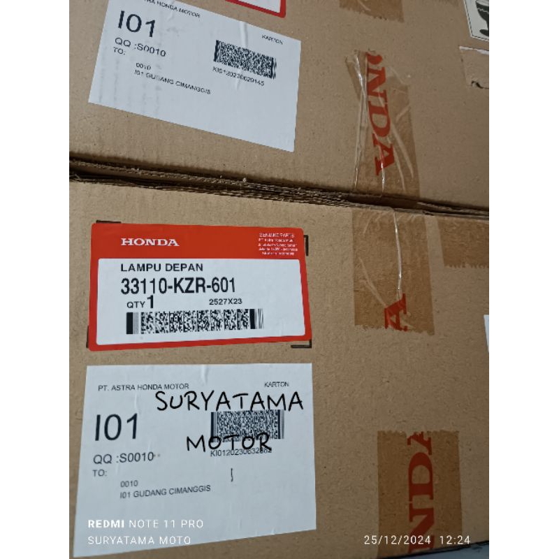 lampu depan vario techno 125 reflektor kzr reflektor vario 125 asli